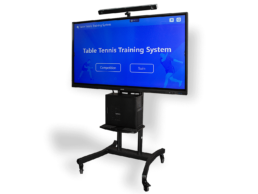 Yeren Smart Training System Pro als Komplettlösung bestehend aus 65“-Touch-Screen-Monitor, 2 Hochgeschwindigkeitskameras und 1 PC